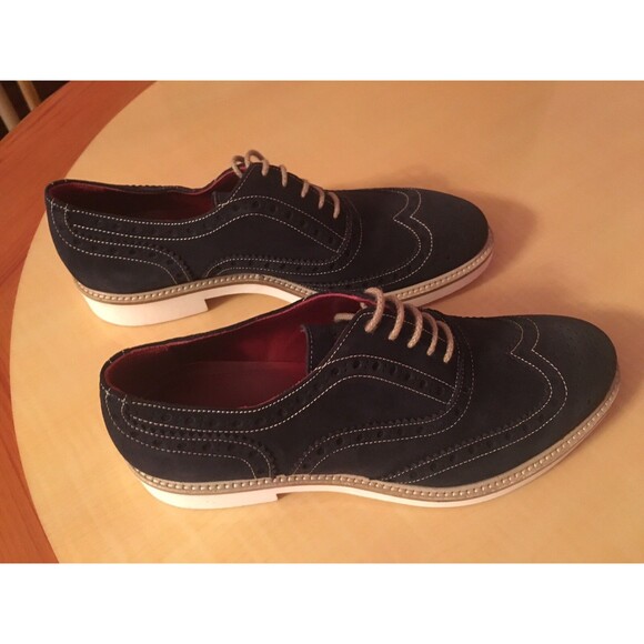 Alexander Nicolette 1910 Oxford Shoes Leather 41.5 Italian JARDO BROGUE Borrelli